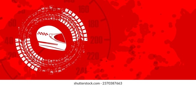 Racing speed background, vector illustration abstraction in car track