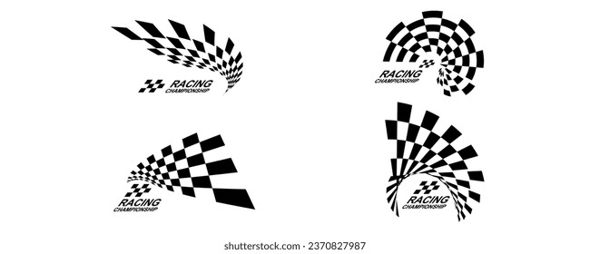 Racing speed background, vector illustration abstraction in car track
