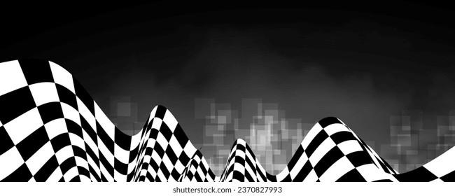 Racing speed background, vector illustration abstraction in car track