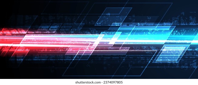 Fondo de velocidad de carrera, abstracción de ilustración vectorial en pista de automóvil