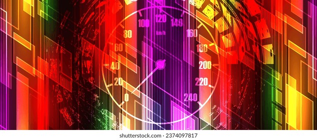 Racing speed background, vector illustration abstraction in car track