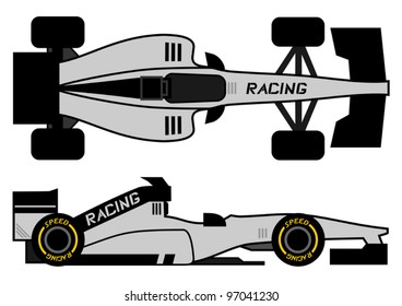 Racing speed car