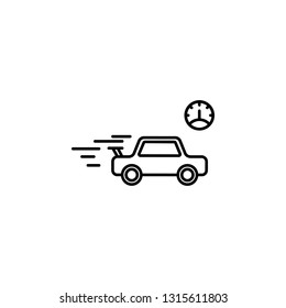 racing, speed icon. Element of motor sport for mobile concept and web apps icon. Thin line icon for website design and development