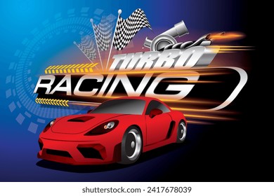 Racing speed logo creative design idea concept vector.