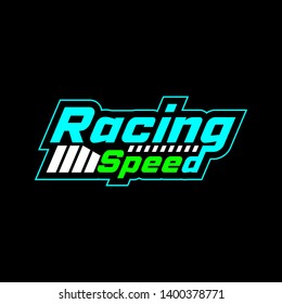 Racing speed logo design template. Racing design.