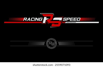racing speed trendy fashionable vector t-shirt and apparel design, typography, print, poster