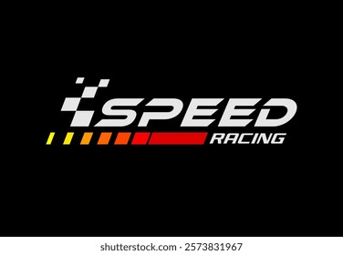 racing speed trendy fashionable vector t-shirt and apparel design, typography, print, poster.