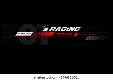 racing speed vector for t-shirt and apparel design,tuning machine,poster.