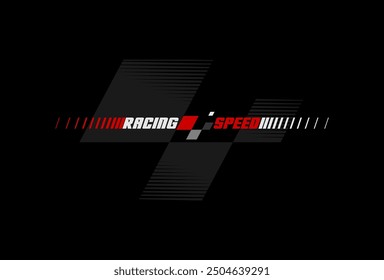 racing speed vector t-shirt,apparel, car stickers.abstract 