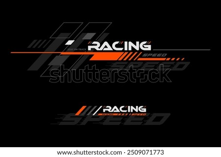 racing speed,vector t-shirt and apparel design, typography, print, poster. Global swatches. 