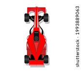 Racing sport car f1 racing bolid illustration vector