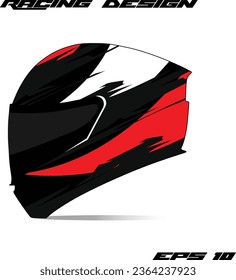 Racing Sport helmet wrap sticker and vector vinyl sticker design