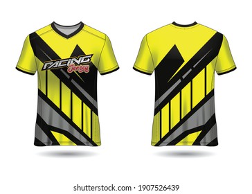 Racing Sport Jersey Template Design vector