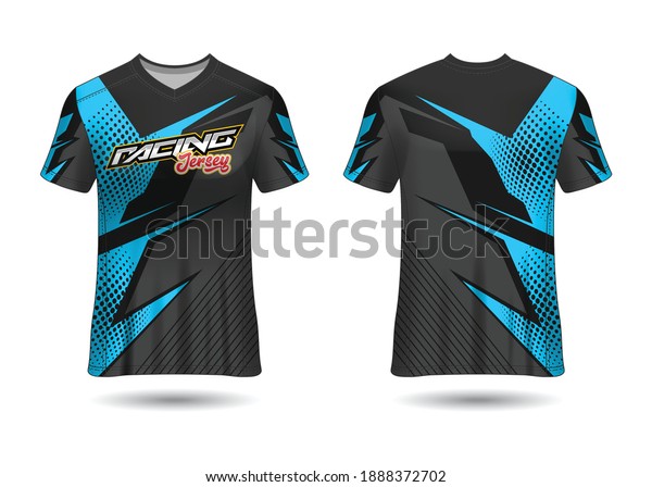 Racing Sport Jersey Template Design Vector Stock Vector (Royalty Free ...