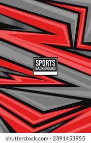 Racing sports background for jersey design