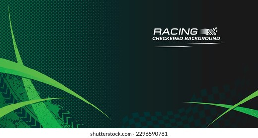 Racing Sports Background Vector Illustration