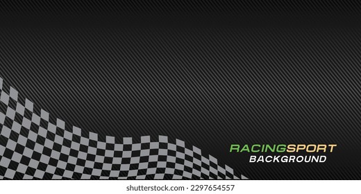 Racing Sports Background Vector Illustration