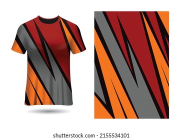 Racing Sports Jersey  design for racing gaming motocross cycling Vector