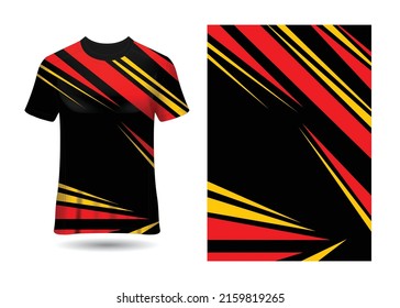 Racing Sports Jersey  design for racing gaming motocross cycling Vector