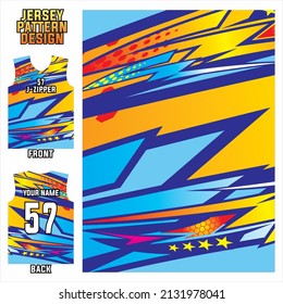 racing sports jersey fabric design. sublimation printing jersey pattern for racing team