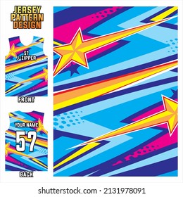 racing sports jersey fabric design. sublimation printing jersey pattern for racing team