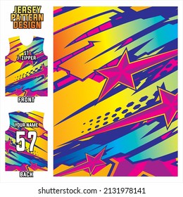 racing sports jersey fabric design. sublimation printing jersey pattern for racing team