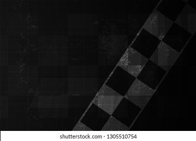 Racing square background,  abstraction in car track. vector illustration eps10