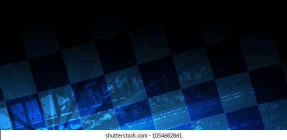 Racing square background, vector abstraction in car track