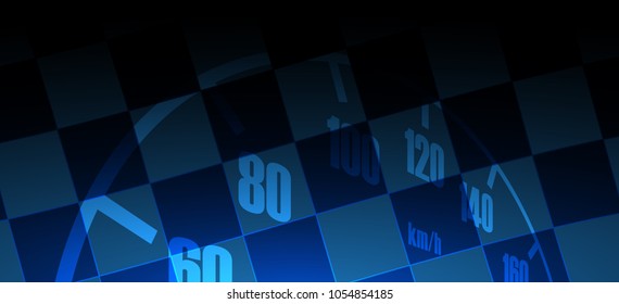 Racing square background, vector abstraction in car track