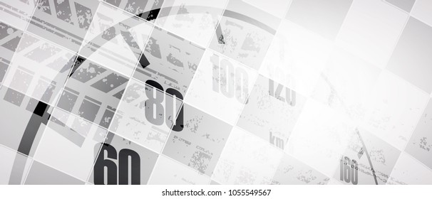 Racing square background, vector abstraction in car track