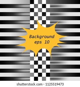 Racing square background. Vector abstraction in racing, chess style with space for your text. Illustration for your design.