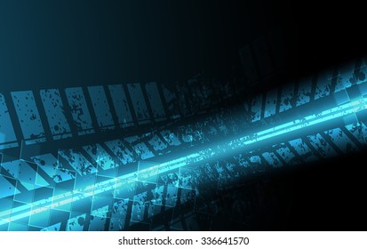 Racing square background, vector abstraction in racing car track