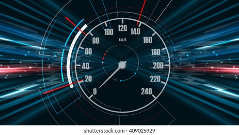 Racing square background, vector abstraction in racing car track