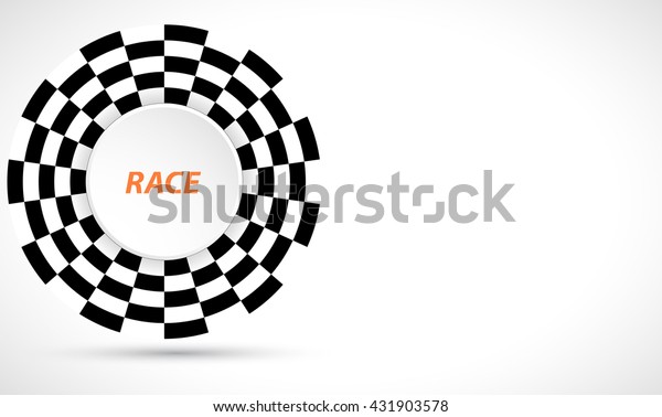 Racing square background, vector abstraction in\
racing car track