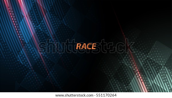 Racing\
square background, vector abstraction in car\
track