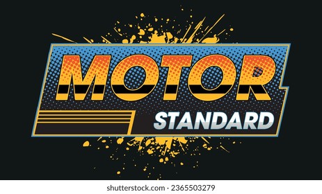 archivo vectorial de racing sticker ornamtering