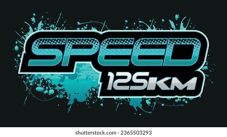 archivo vectorial de racing sticker ornamtering