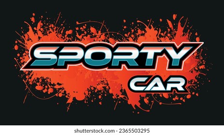 archivo vectorial de racing sticker ornamtering