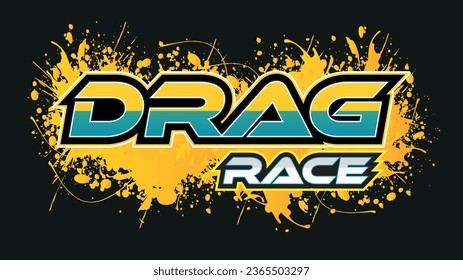 archivo vectorial de racing sticker ornamtering