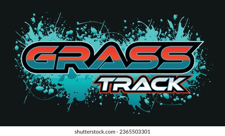 archivo vectorial de racing sticker ornamtering