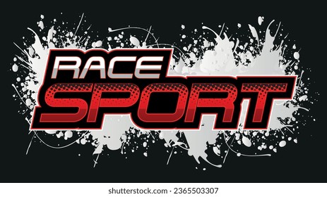 archivo vectorial de racing sticker ornamtering