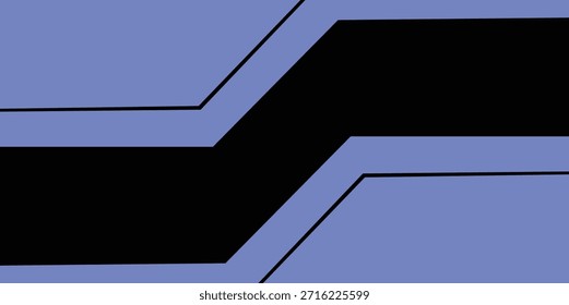 Racing Stripe A Bold Blue Decal Design em preto para o carro esporte Wraps e notícias Gráficos