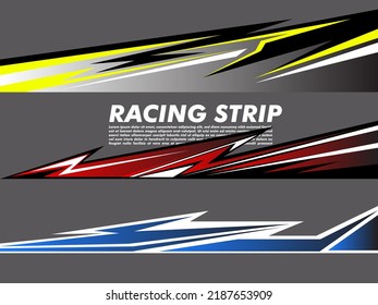 Racing Stripe Decal Colour Gradation