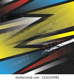 Racing Stripe Streak Red Line Abstract Background 