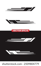 conjunto de vetor de pista de corrida, carro de corrida vetor EPS 10