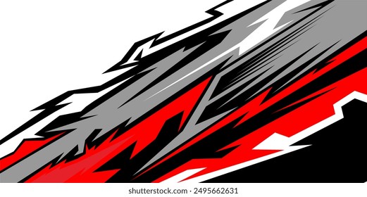 racing stripes abstract concept decals