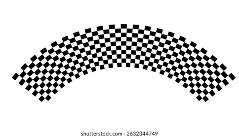 Racing stripes. Race flag. Checkered flag. Sport car decal stripes. Automotive graphics. Vector illustration