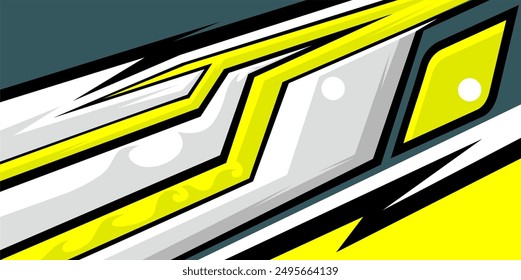Racing Stripes Yellow concept decals