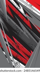 Racing style abstract geometric stripes textured background