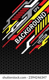 Racing style background image design